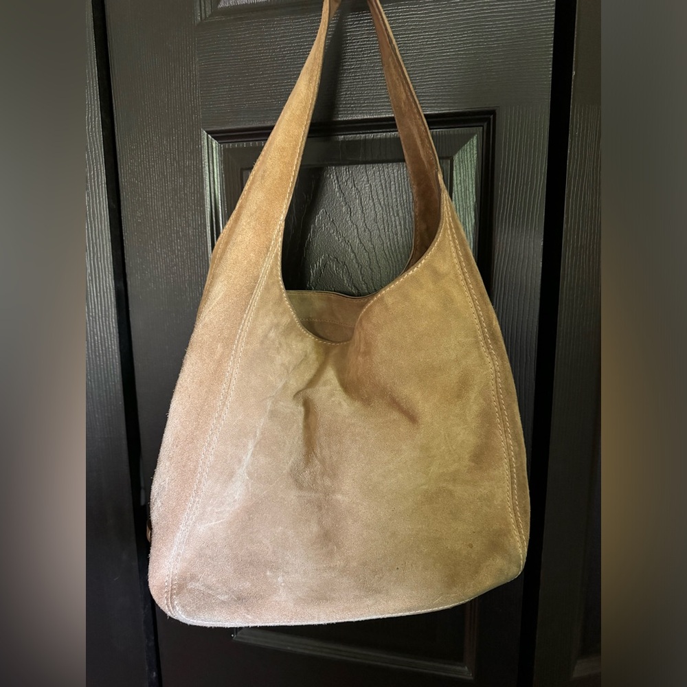 Michael by Michael Kors Suede Shoulder Bag